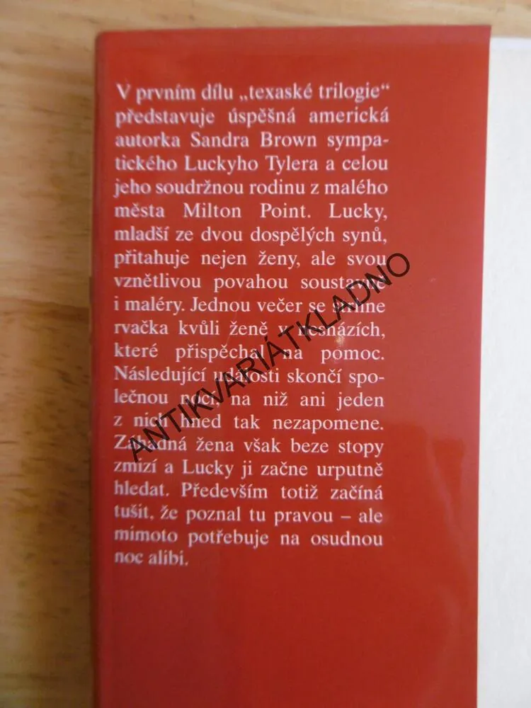 TEXAS, ŠŤASTNÝ LUCKY, SANDRA BROWN, **an