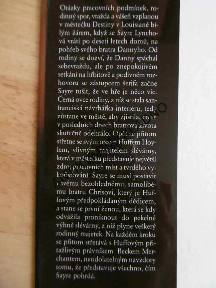 BÍLÝ ŽÁR, SANDRA BROWN, **an