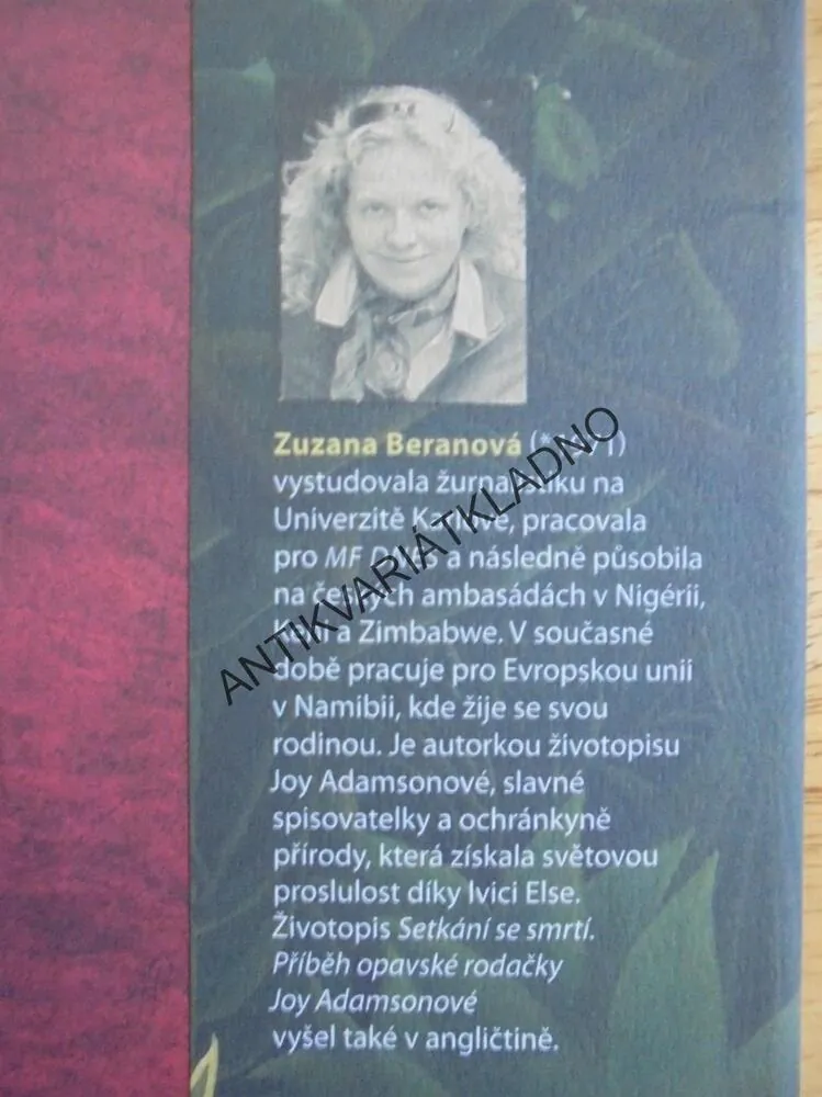 VŠECHNY VŮNĚ AFRIKY, ZUZANA BERANOVÁ, **an