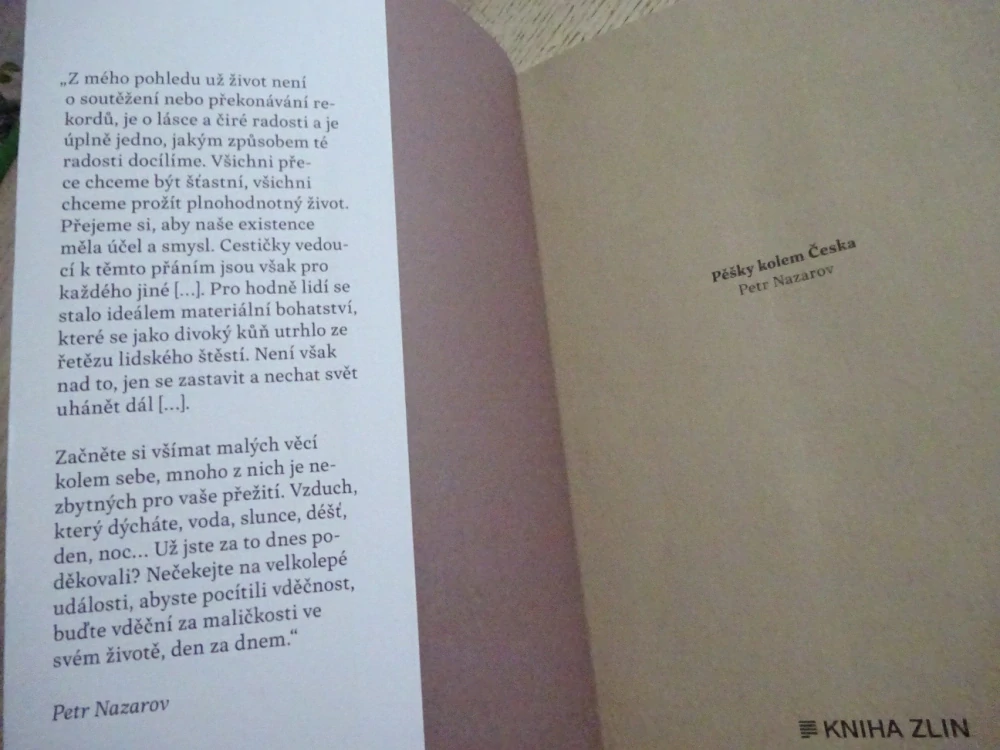 PĚŠKY KOLEM ČESKA, PETR NAZAROV, **an