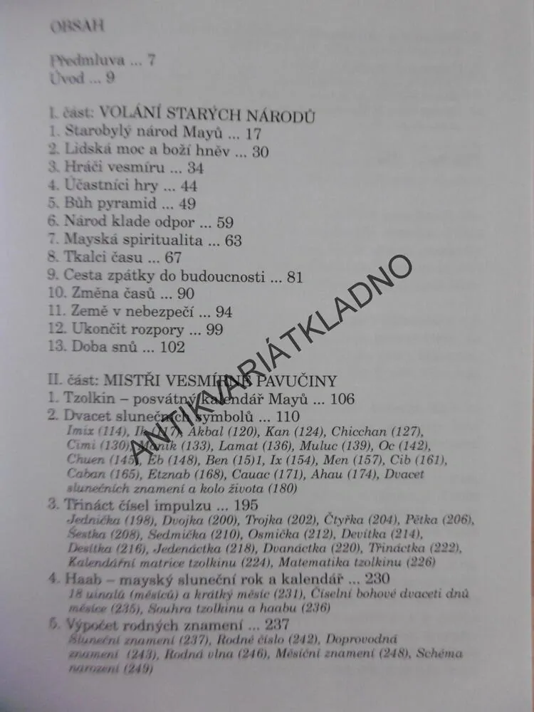 PROROCTVÍ MAYŮ, MAGDA WIMMER, **an