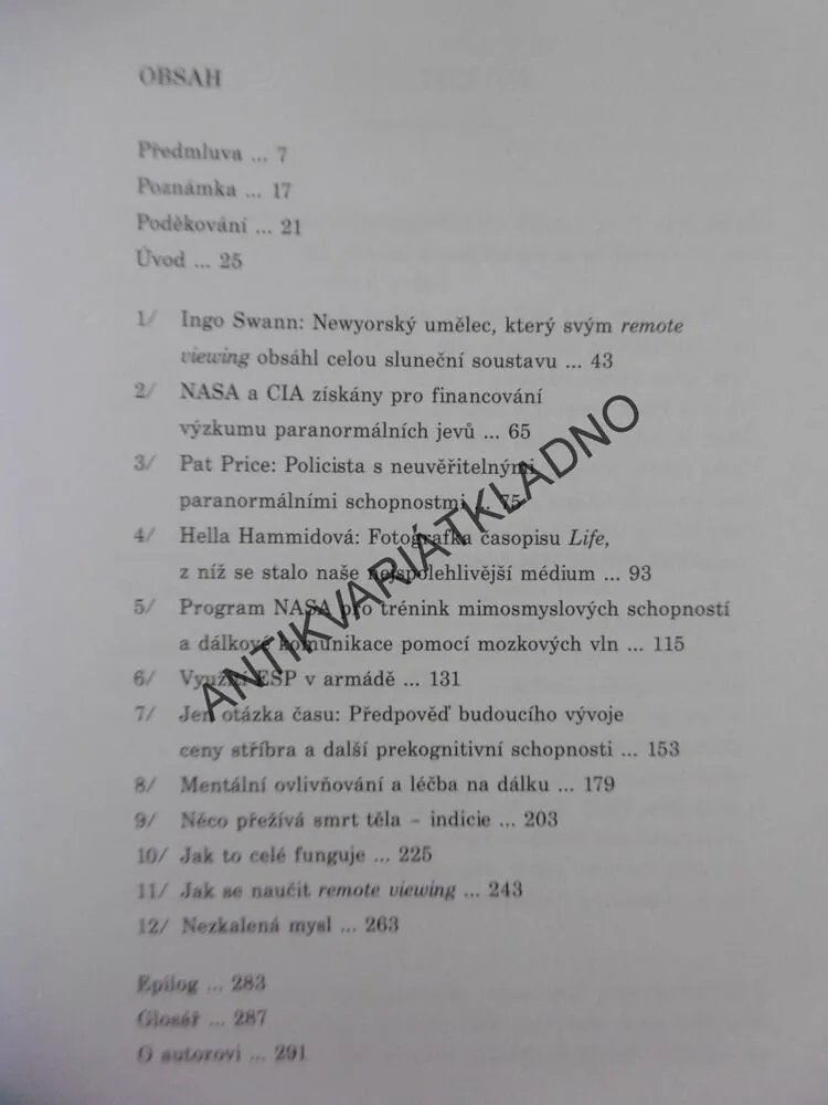 MIMOSMYSLOVÉ VNÍMÁNÍ, RUSSEL TARG