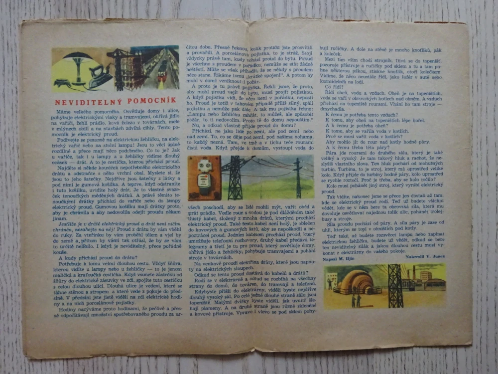 OHNÍČEK Č. 13/1951, KOMIKS, NEPRAKTA, SEKORA, BURIAN