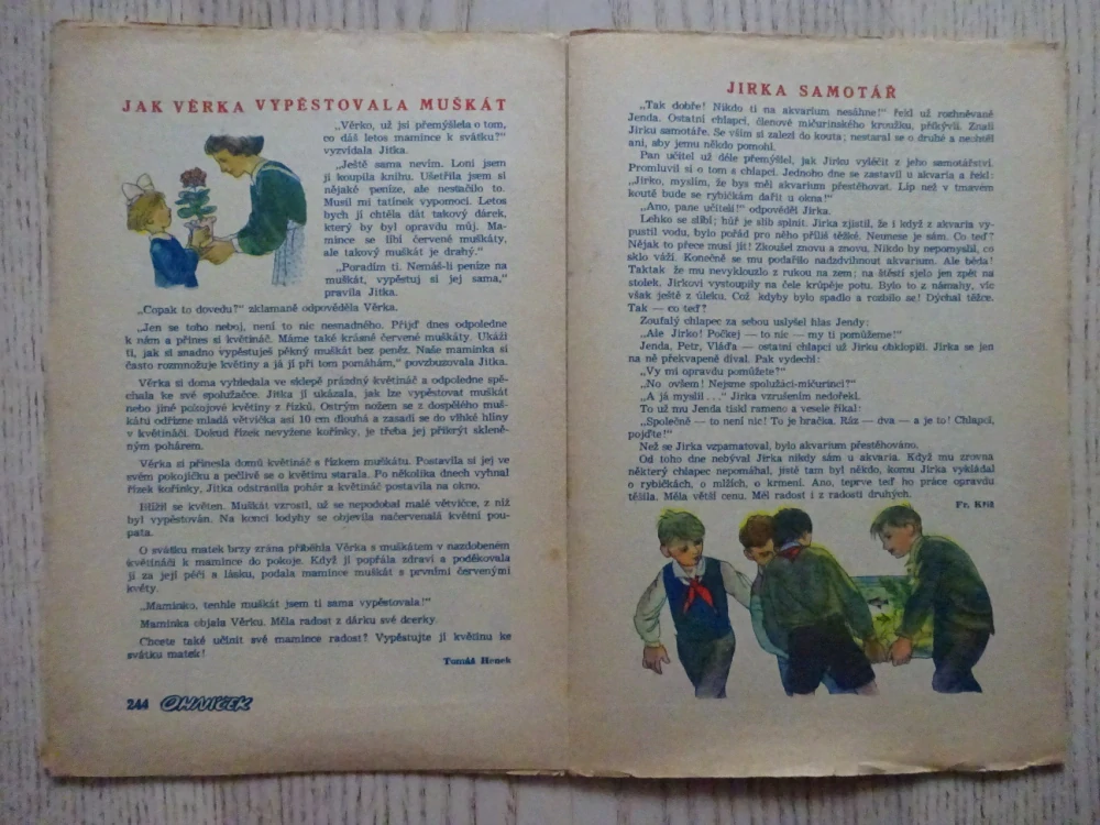 OHNÍČEK Č. 16/1951, KOMIKS, NEPRAKTA, SEKORA, BURIAN