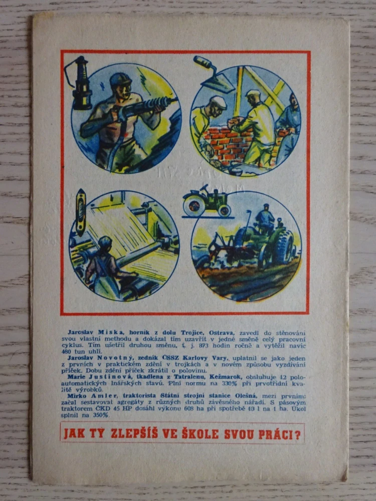 OHNÍČEK Č. 3/1951, ROČNÍK II, KOMIKS, NEPRAKTA, SEKORA, BURIAN
