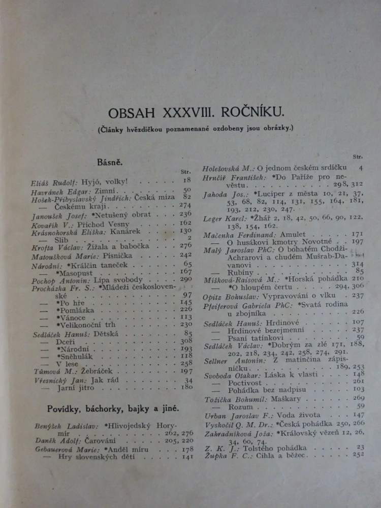 MALÝ ČTENÁŘ, KNIHA ČESKÉ MLÁDEŽE,  **an