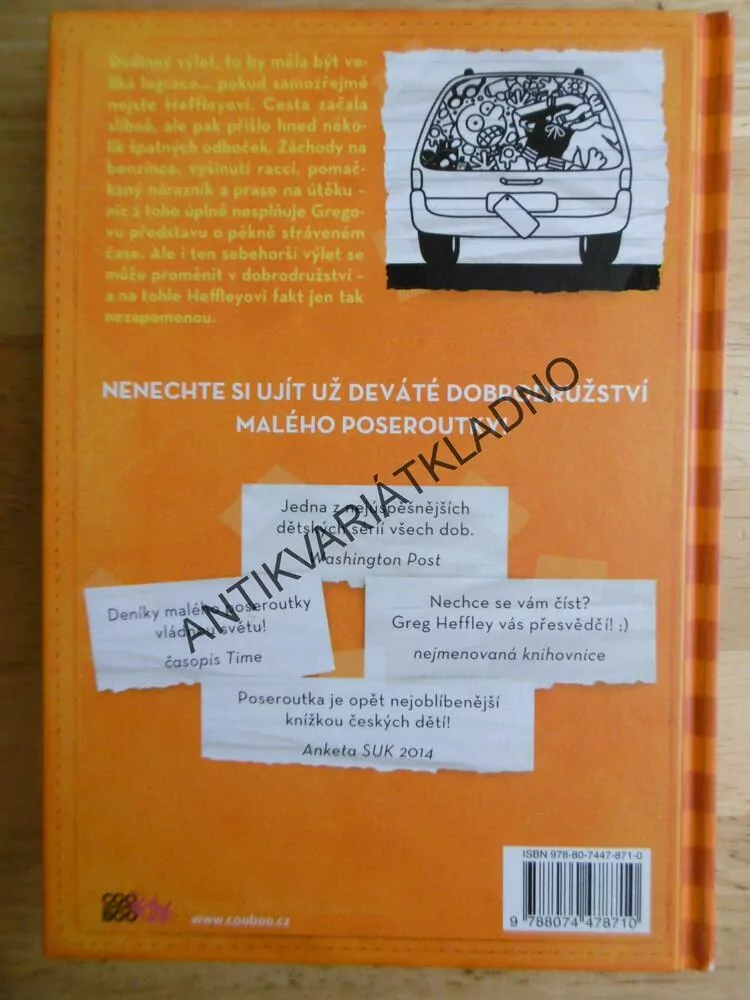 DENÍK MALÉHO POSEROUTKY, 9. VÝLET ZA VŠECHNY PRACHY, JEFF KINNEY, **an