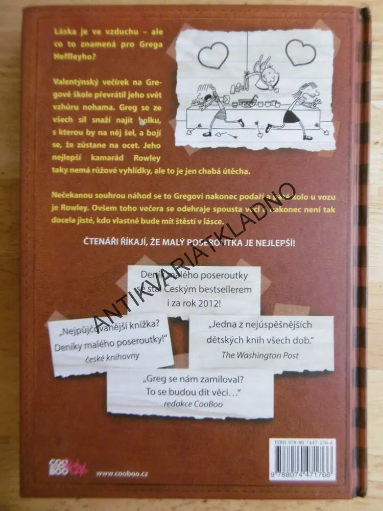 DENÍK MALÉHO POSEROUTKY,7., PÁTÉ KOLO U VOZU, JEFF KINNEY, **an