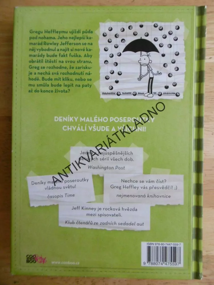 DENÍK MALÉHO POSEROUTKY 8. FAKT SMŮLA, JEFF KINNEY, **an