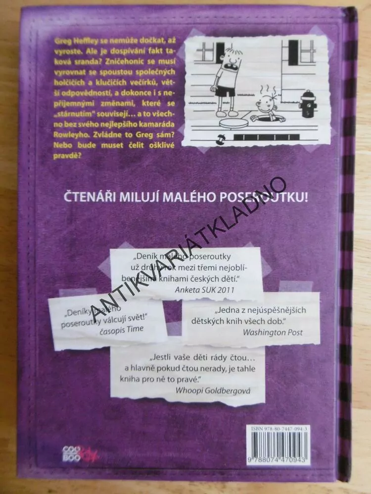 DENÍK MALÉHO POSEROUTKY, 5. OŠKLIVÁ PRAVDA, JEFF KINNEY, **an