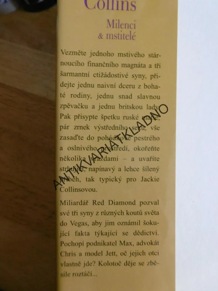 MILENCI A MSTITELÉ, JACKIE COLLINS, **an