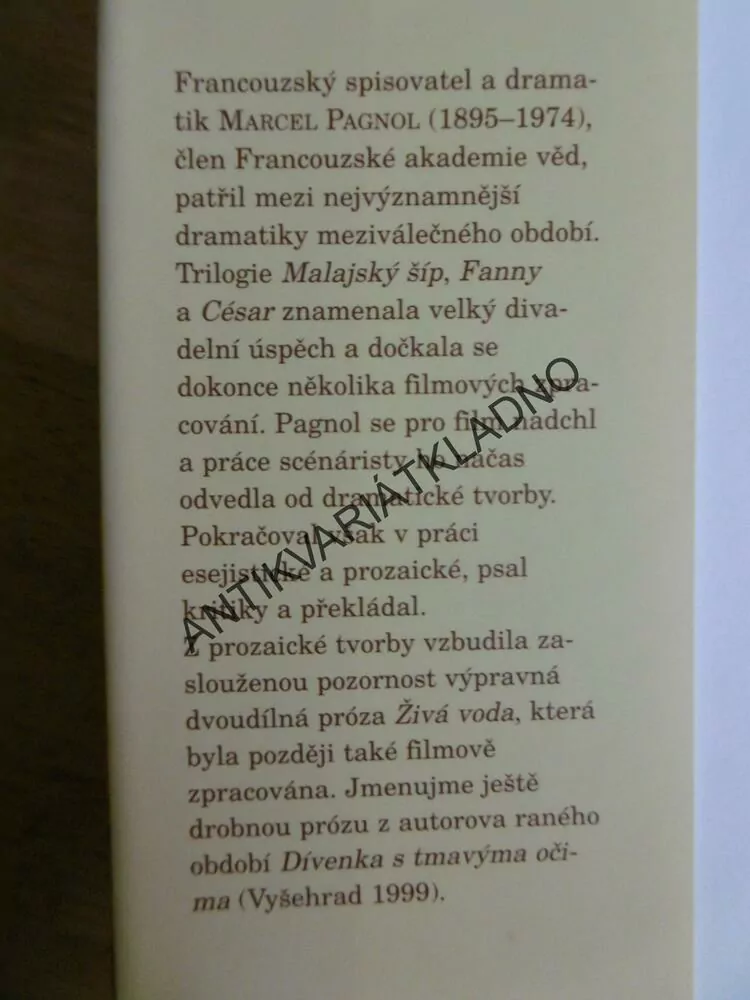 JAK VONÍ TYMIÁN, MARCEL PAGNOL