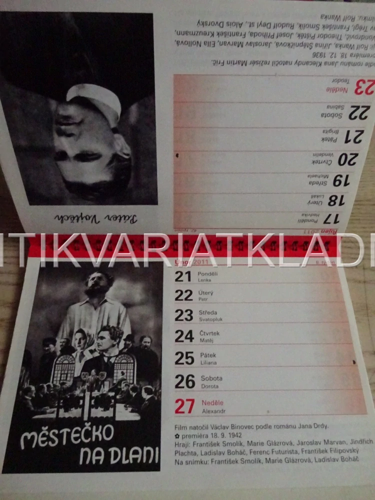 WOLFŮV FILMOVÝ KALENDÁŘ 2011
