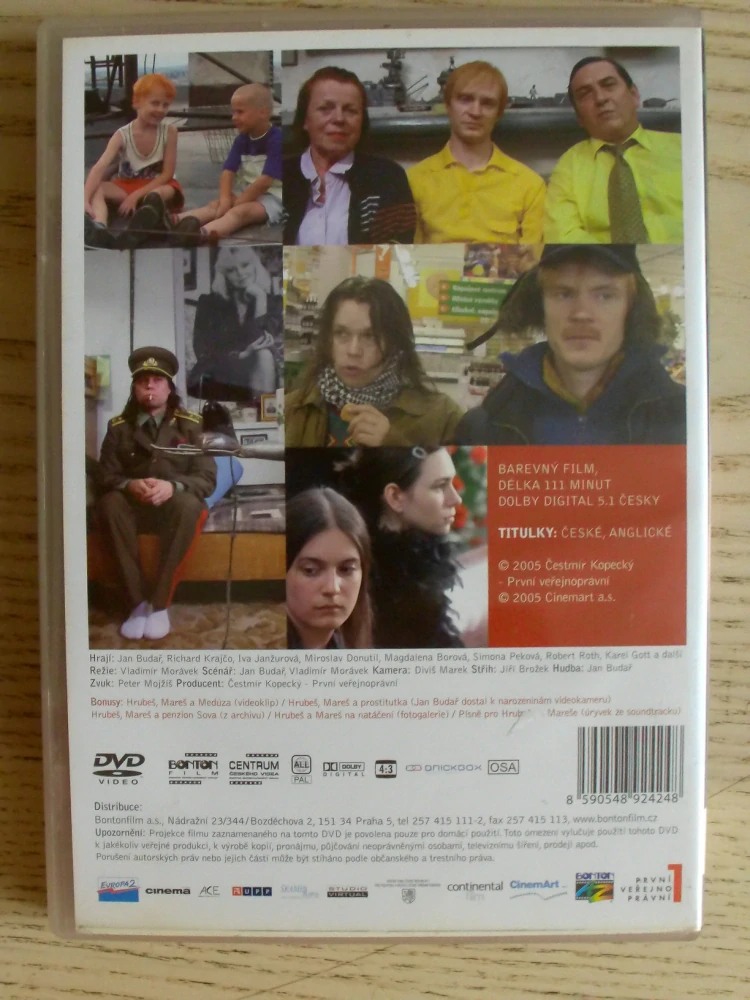 HRUBEŠ A MAREŠ, J. BUDAŘ, R. KRAJČO, M. DONUTIL, DVD FILM ČR