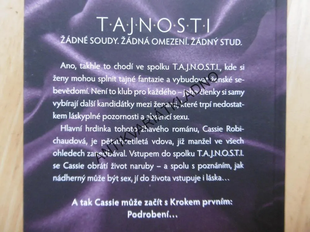 TAJNOSTI, L.MARIE ADELINE, **an