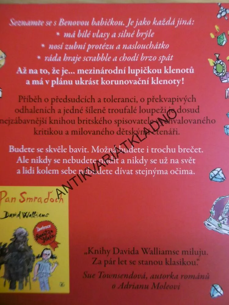 BABIČKA DRSŇAČKA, DAVID WALLIAMS, **an