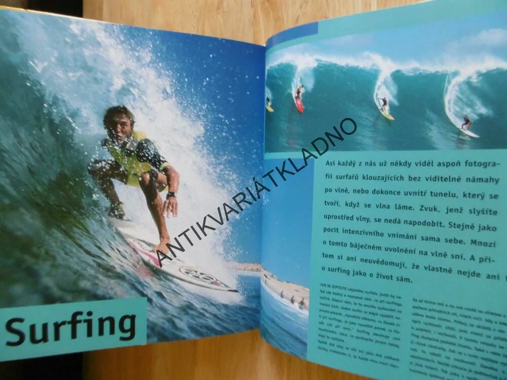 ENCYKLOPEDIE EXTRÉMNÍCH SPORTŮ, WINDSURFING, LYŽOVÁNÍ,SKÚTR AJ., **an