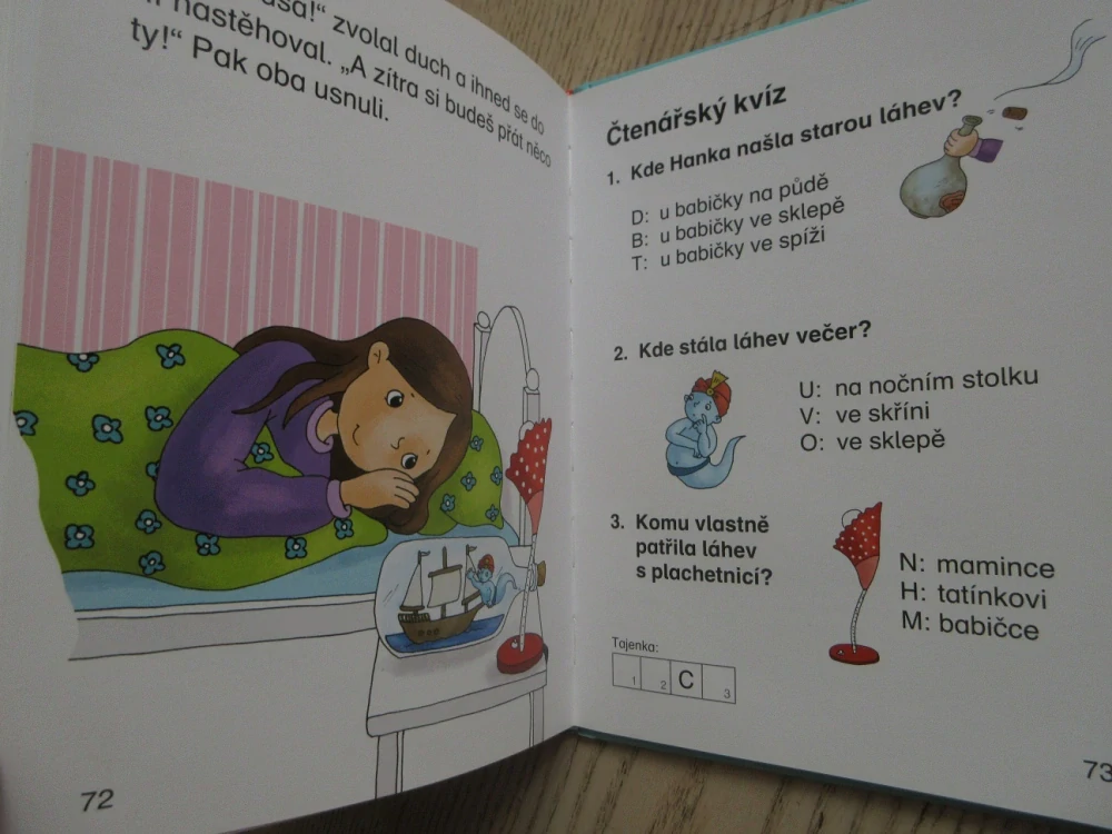 KOUZELNÉ PŘÍBĚHY PRO PRVNÍ ČETBU, 1. TŘÍDA, **an