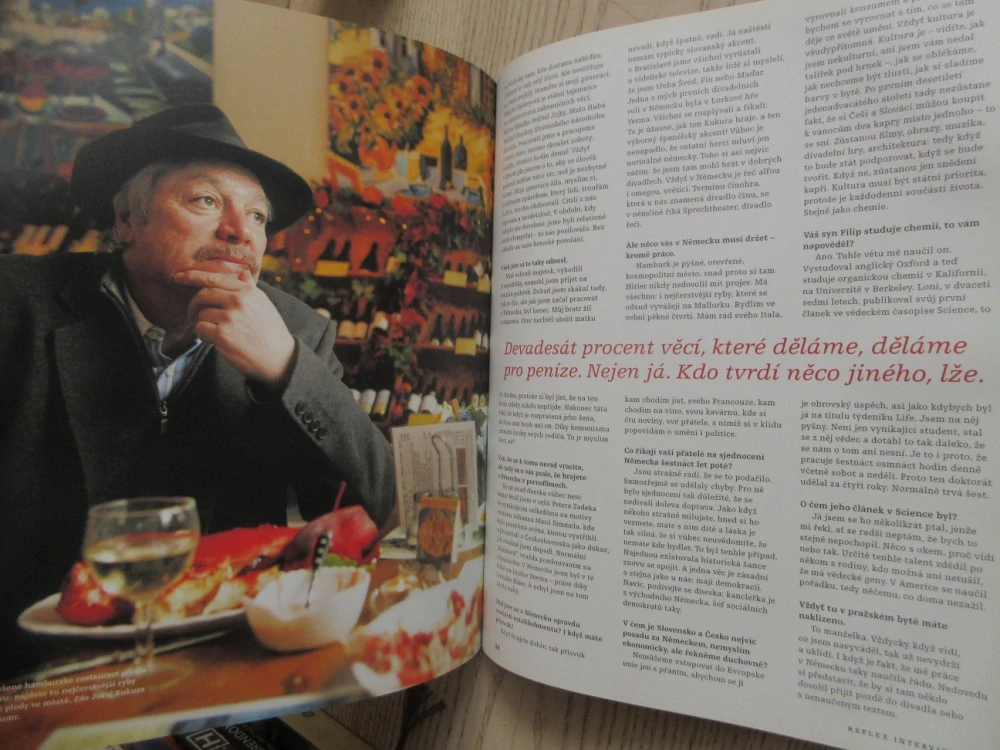 REFLEX INTERVIEW, MILOŠ FORMAN, JIŘÍ SUCHÝ, MOJMÍR HORYNA, MONIKA DRÁPALOVÁ, JEFIM FIŠTEJN, I/2006 **an