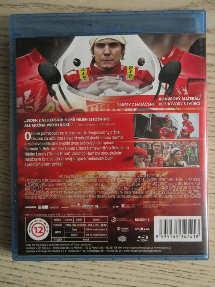 RIVALOVÉ, CH. HEMSWORTH, O. WILDE, BLURAY DVD FILM