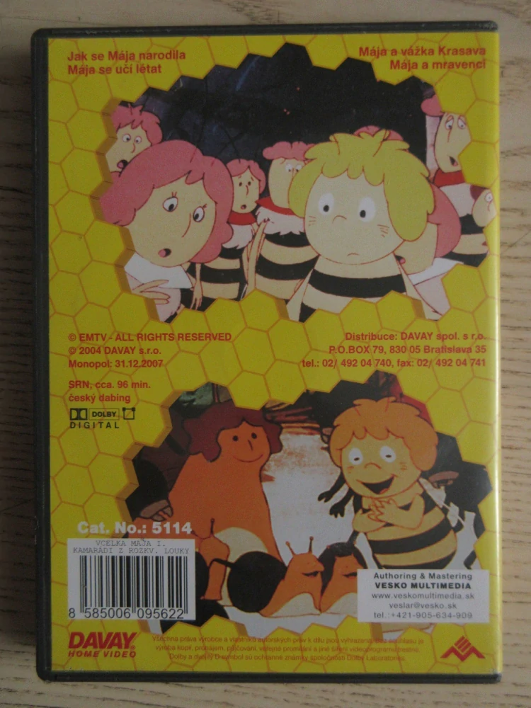 VČELKA MÁJA: KAMARÁDI Z ROZKVETLÉ LOUKY, DVD FILM