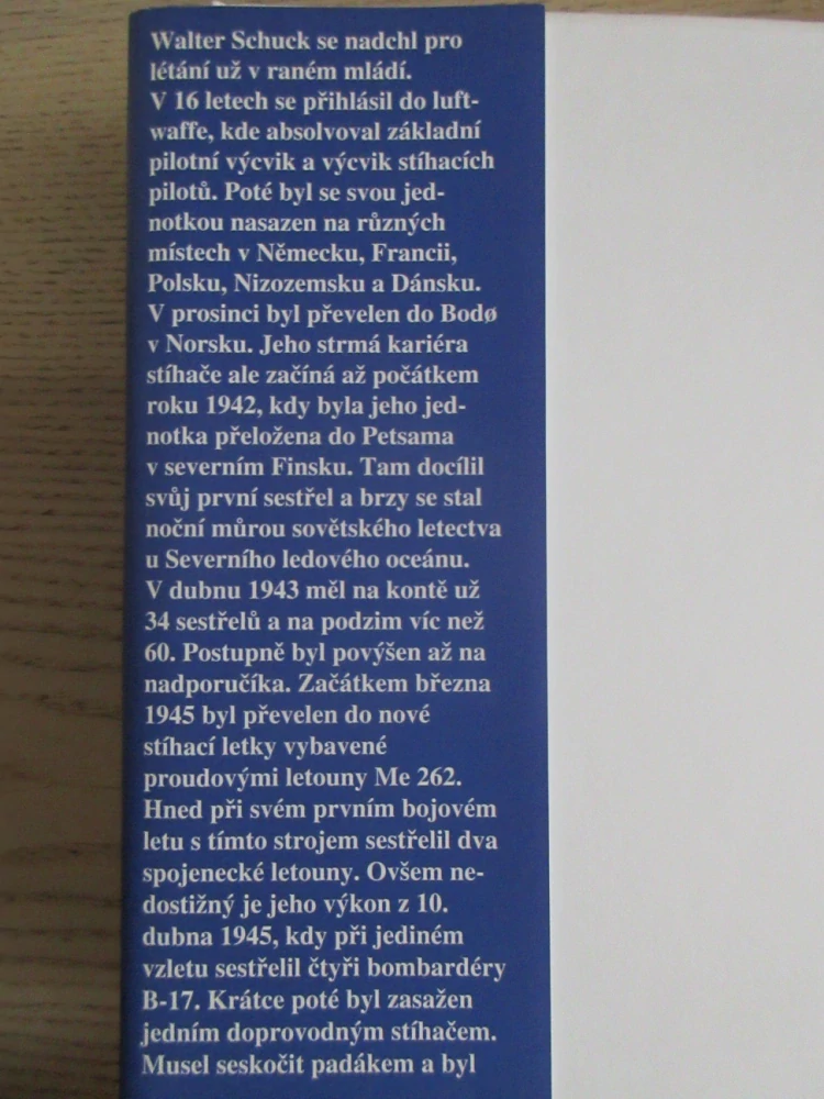 SESTŘEL, WALTER SCHUCK, **an