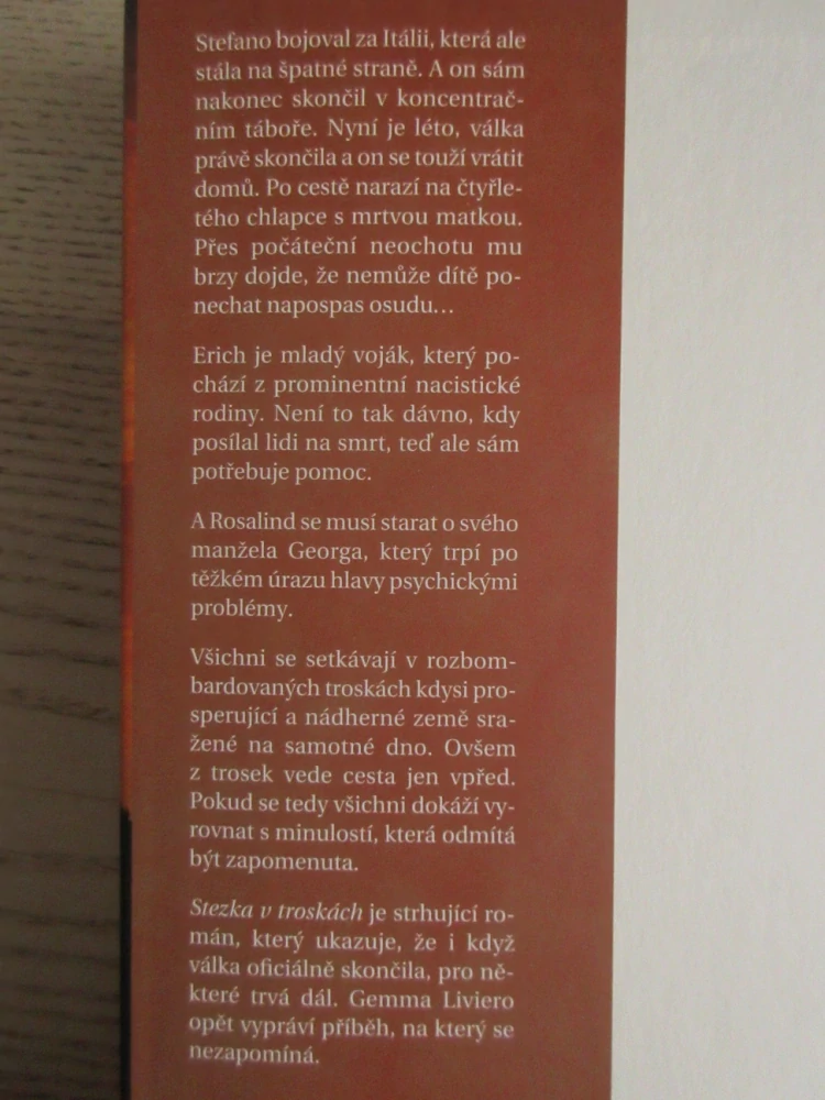 STEZKA V TROSKÁCH, GEMMA LIVIERO, **an