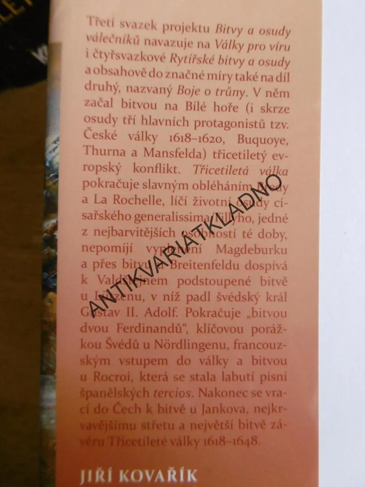 TŘICETILETÁ VÁLKA, JIŘÍ KOVAŘÍK, **an