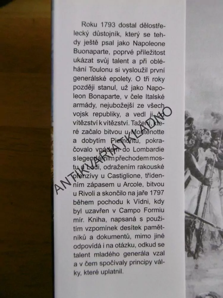 DOBYVATEL BONAPARTE, JIŘÍ KOVAŘÍK, **an