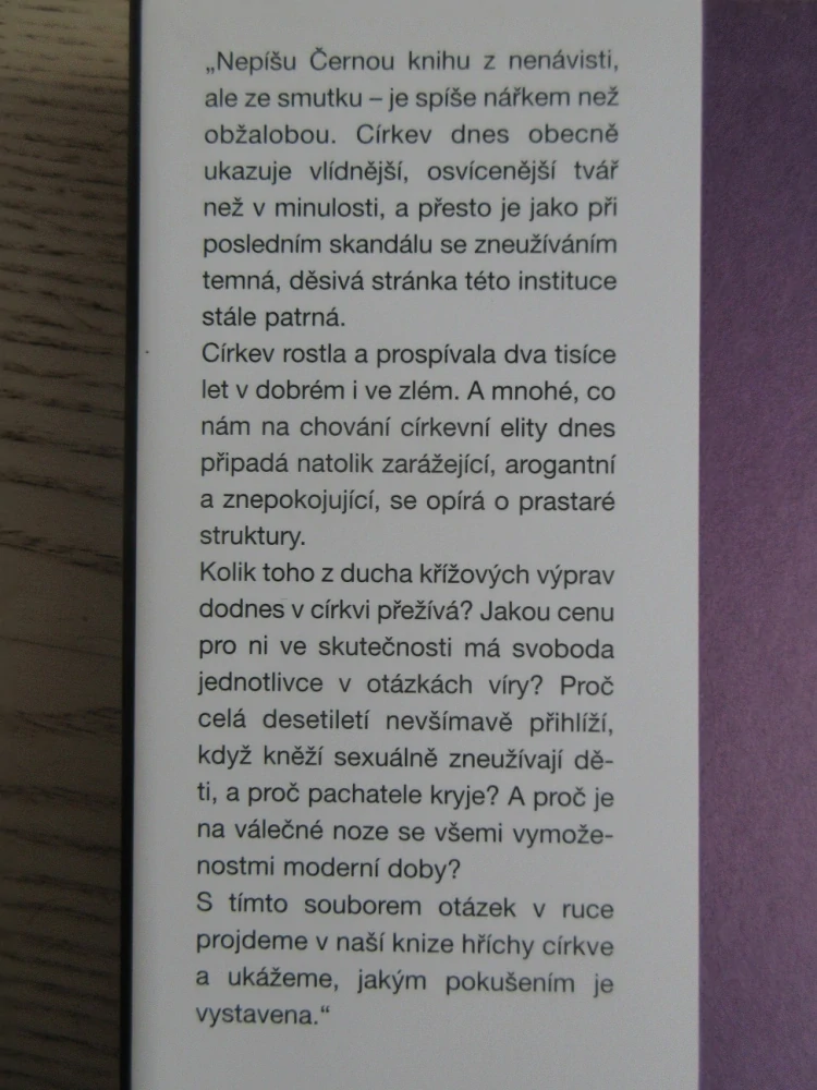 ČERNÁ KNIHA CÍRKVE... A NEUVEĎ NÁS V POKUŠENÍ, MICHAEL HEBEIS, **an