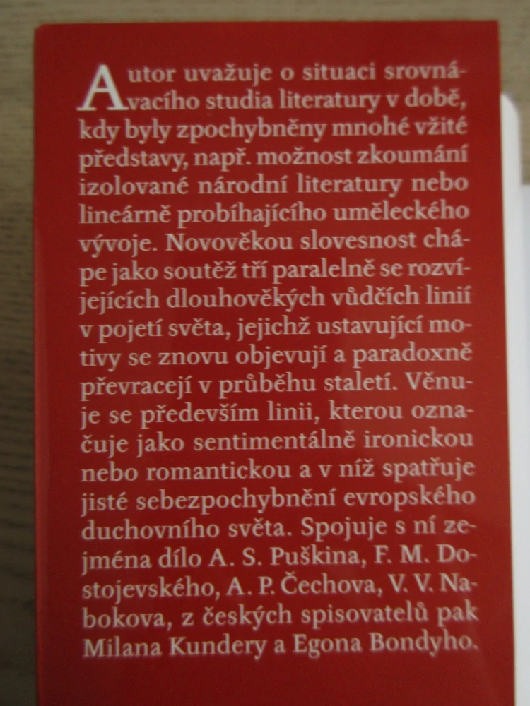 ROMÁN V SOUVISLOSTECH ČASU, VLADIMÍR SVATOŇ, **an