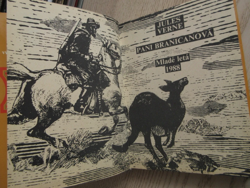 PANI BRANICANOVÁ, JULES VERNE, **an