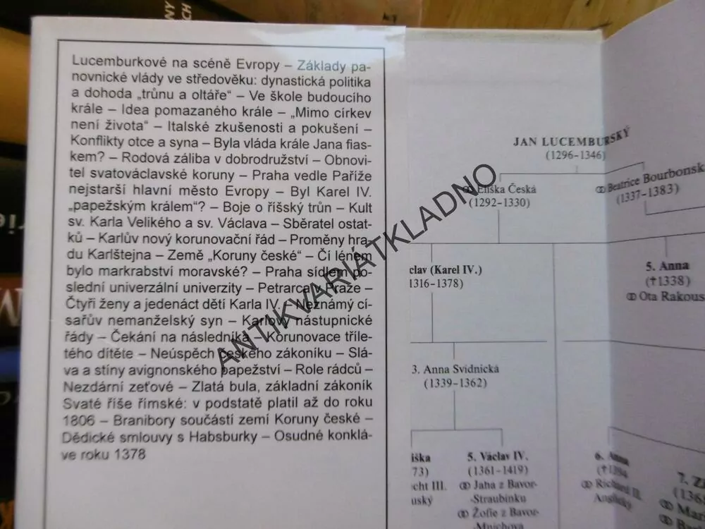 KAREL IV. HISTORIE ŽIVOTA VELKÉHO VLADAŘE, FRANTIŠEK KAVKA, **an