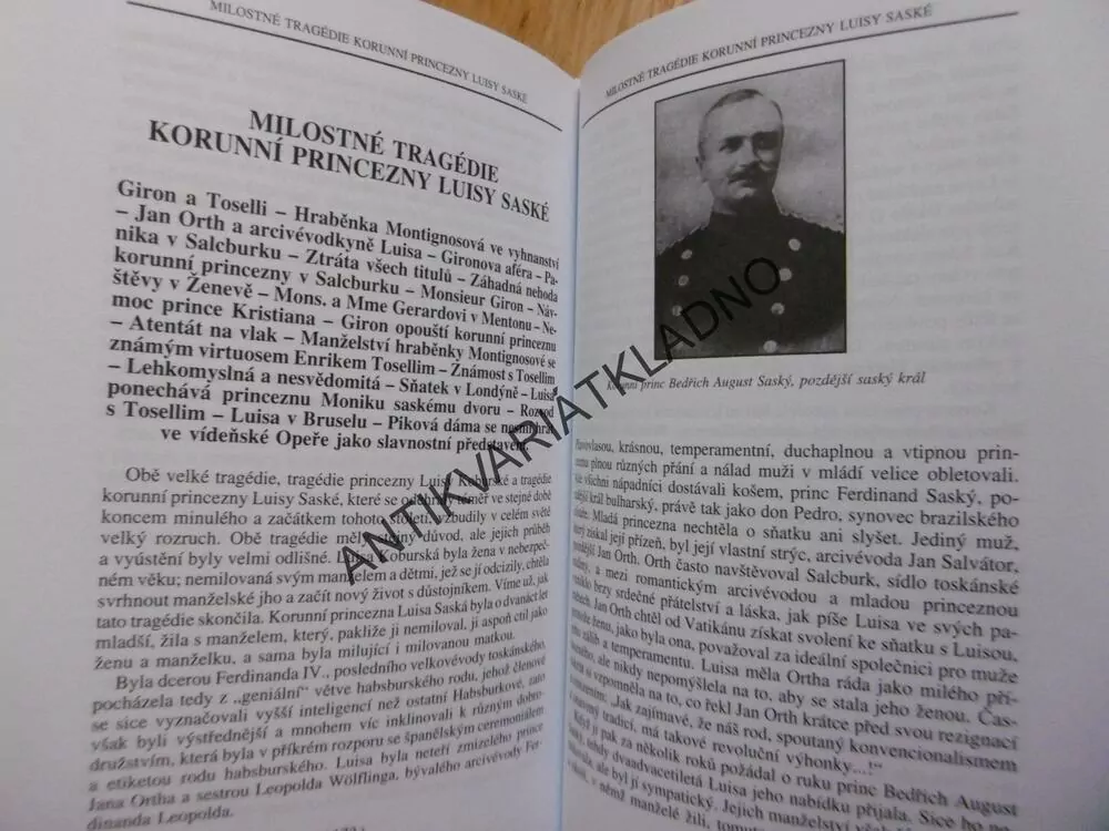 AFÉRY A SKANDÁLY HABSBURKŮ, Z TAJNÝCH ARCHIVŮ