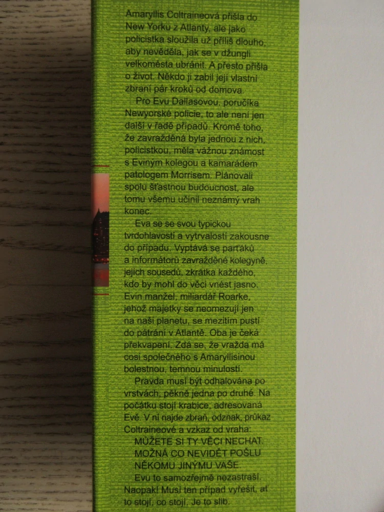 SMRTÍCÍ SLIBY, J.D ROBB, NORA ROBERTSOVÁ, **an