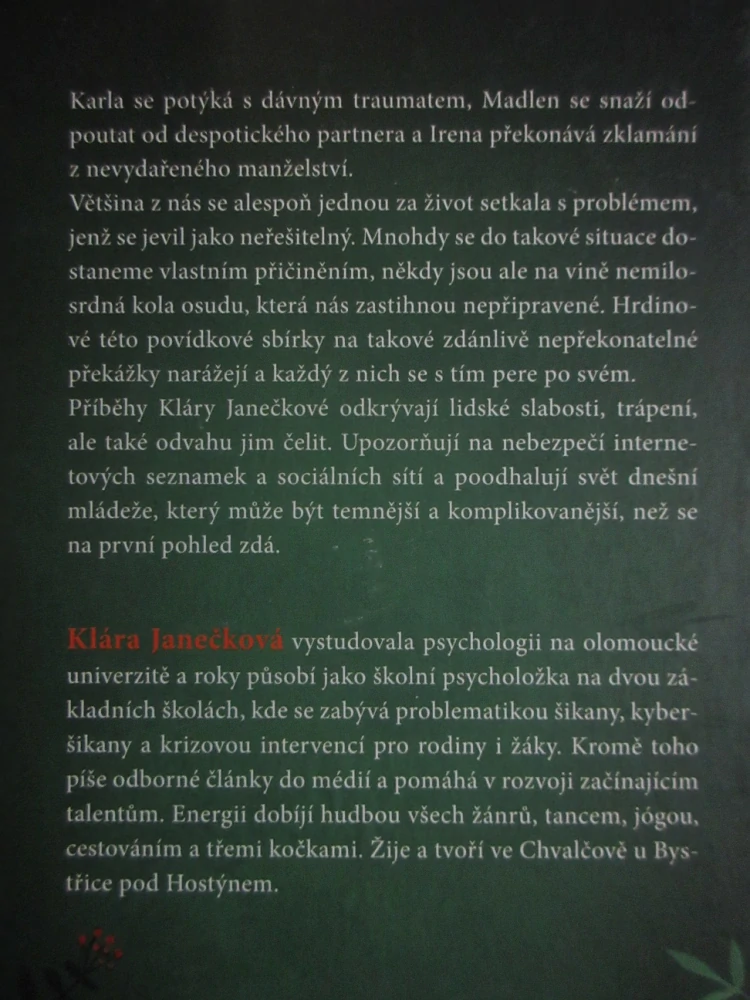 V PASTI, KLÁRA JANEČKOVÁ, **an