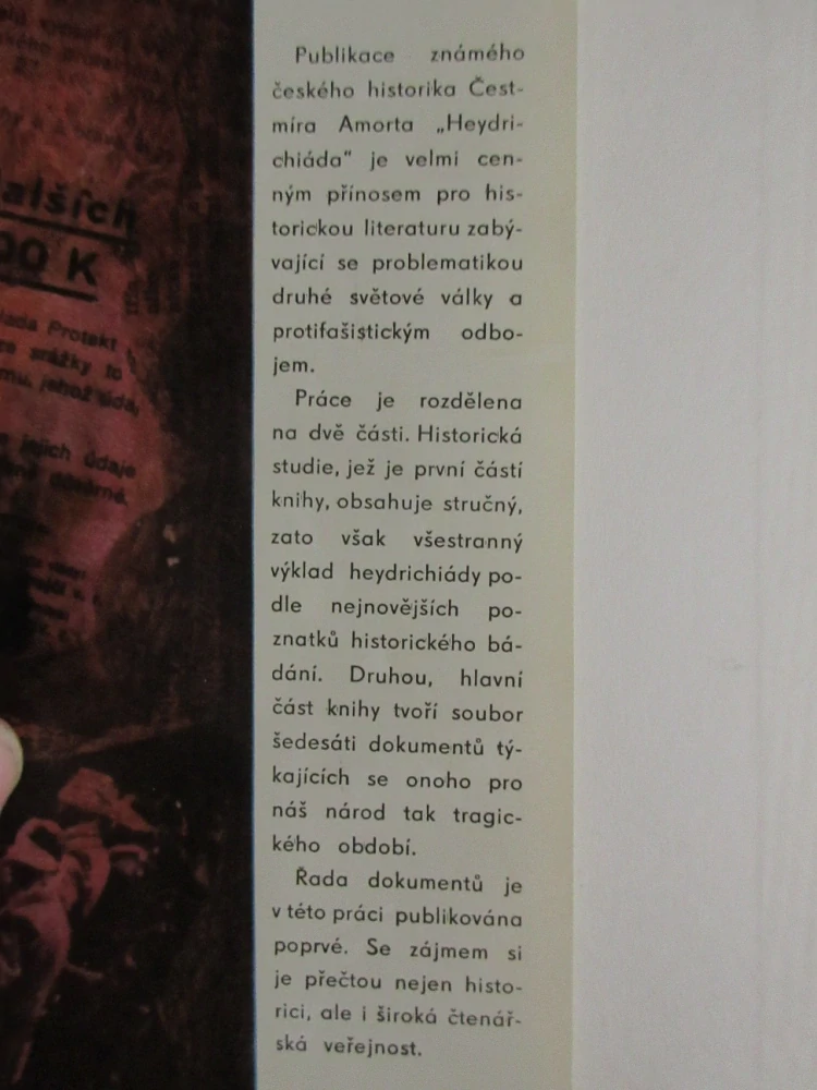 HEYDRICHIÁDA, ČESTMÍR AMORT, **an