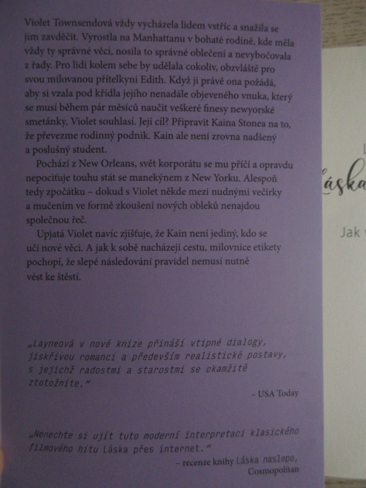 LÁSKA Z MANHATTANU ANEB JAK VYROBIT GENTLEMANA, LAUREN LAYNEOVÁ, **an