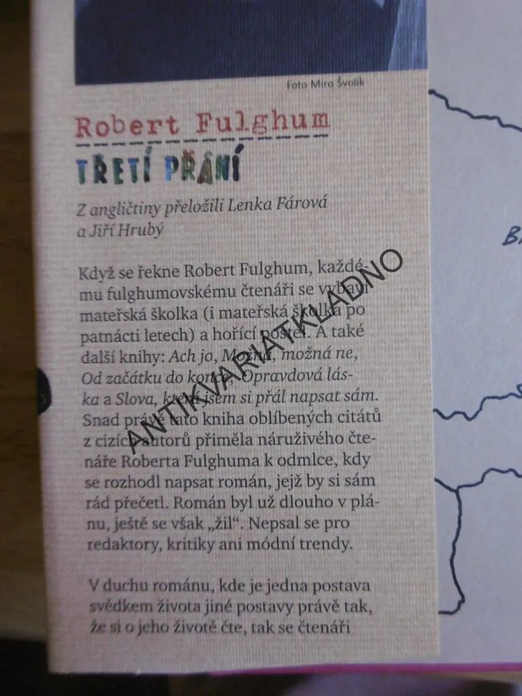 TŘETÍ PŘÁNÍ, ROBERT FULGHUM