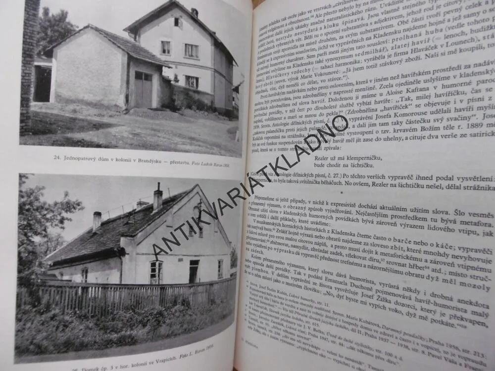 KLADENSKO, ŽIVOT A KULTURA LIDU V PRŮMYSLOVÉ OBLASTI, 1959, **an