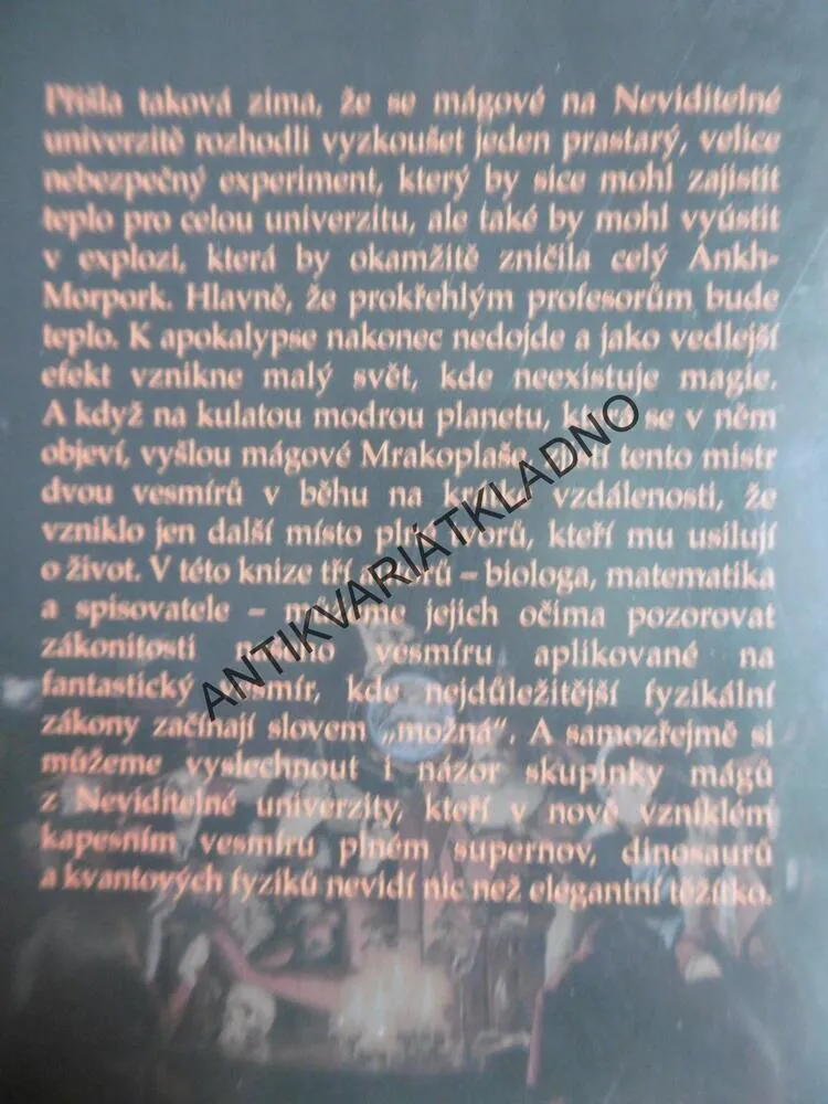 VĚDA NA ZEMĚPLOŠE, ÚŽASNÁ ZEMĚPLOCHA, TERRY PRATCHETT, IAN STEWART, JACK COHEN