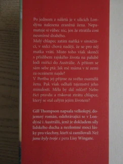 OCEÁN MEZI NÁMI, GILL THOMPSON, **an