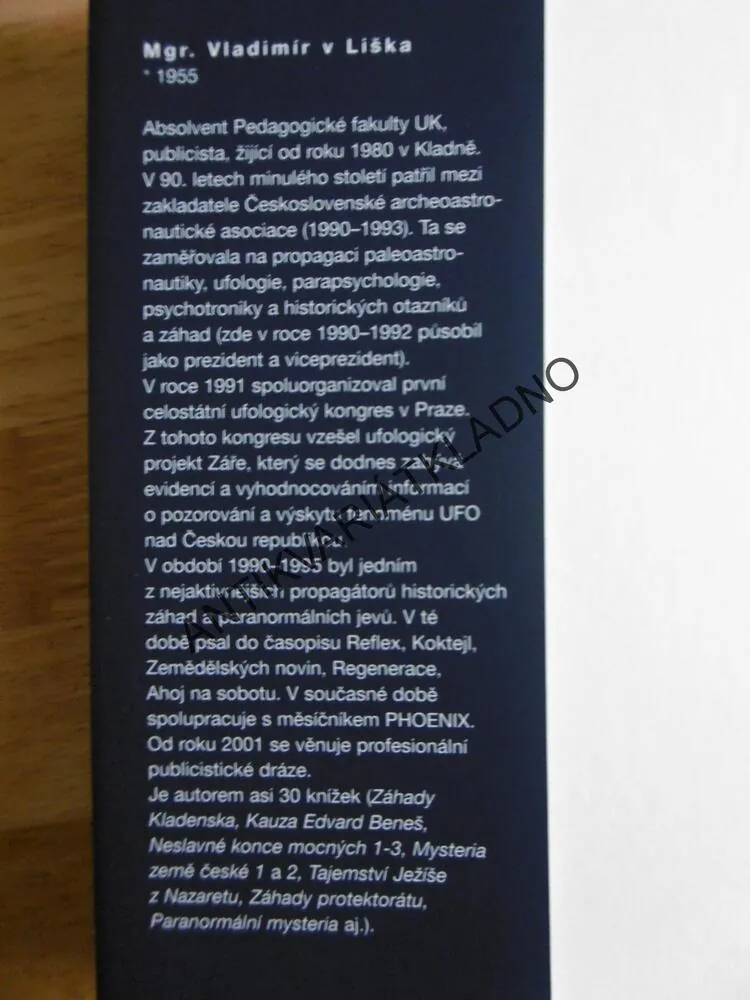 PO STOPÁCH NEVYSVĚTLITELNÝCH JEVŮ A SKUTEČNOSTÍ, VLADIMÍR LIŠKA, **an