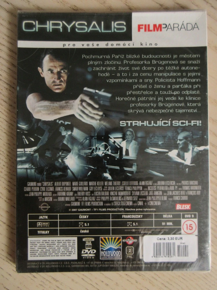 CHRYSALIS, A. DUPONTEL, M. GUILLARD, DVD FILM