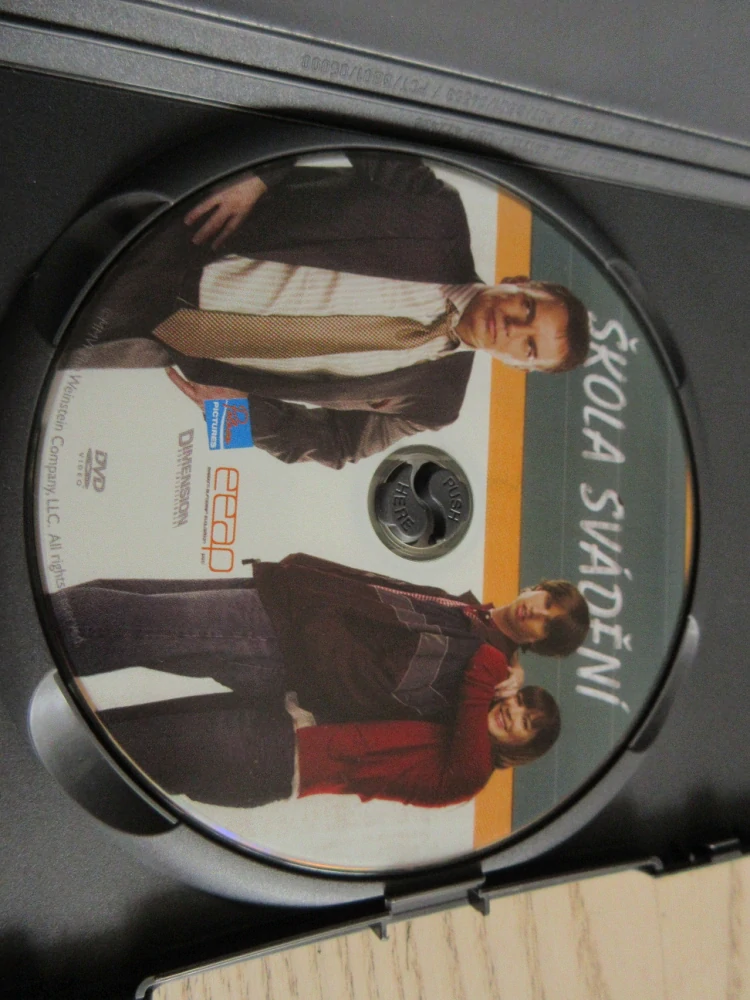 ŠKOLA SVÁDĚNÍ, J. HEDER, GB OBAL, ČESKÁ VERZE, DVD FILM