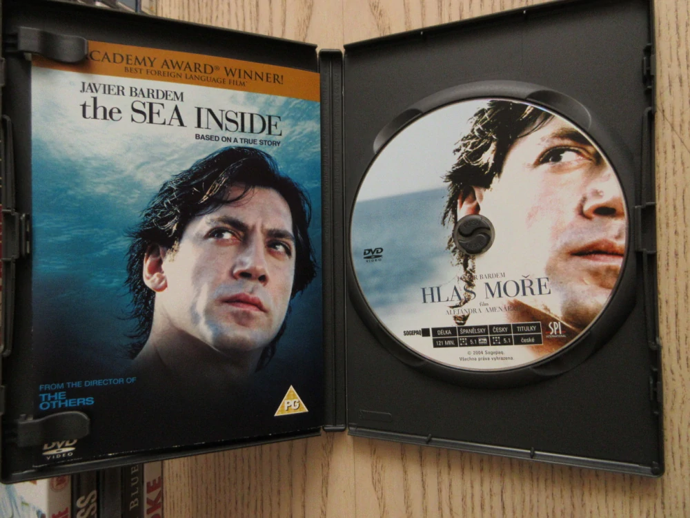 HLAS MOŘE, J. BARDEM, GB OBAL, ČESKÁ VERZE, DVD FILM