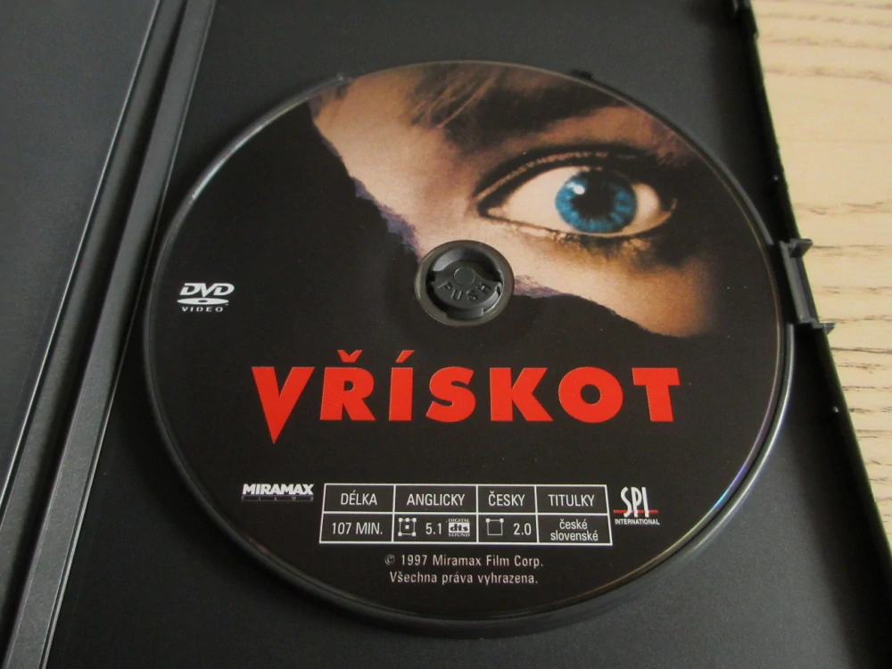 VŘÍSKOT, D. ARQUETTE, C. COX, GB OBAL, ČESKÁ VERZE, DVD FILM