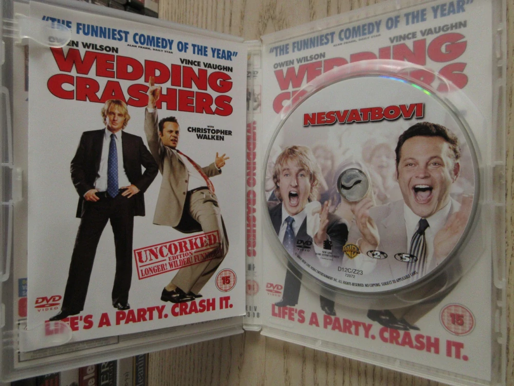 NESVATBOVI, O. WILSON, V. VAUGHN, GB OBAL, ČESKÁ VERZE, DVD FILM