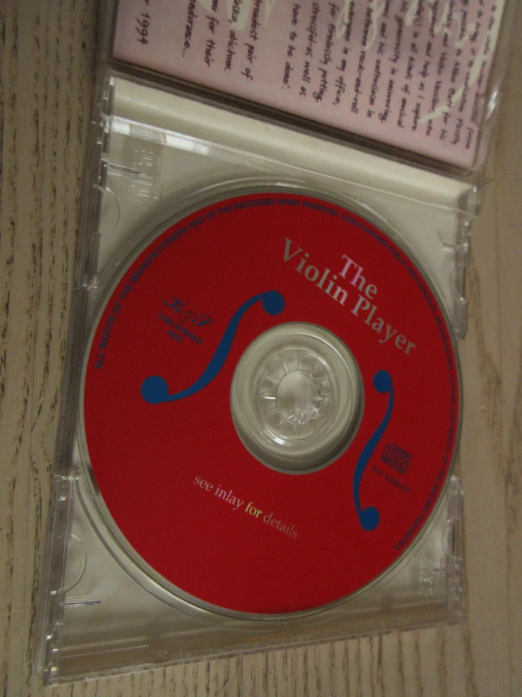 VANESSA MAE, THE VIOLIN PLAYER, CD HUDBA