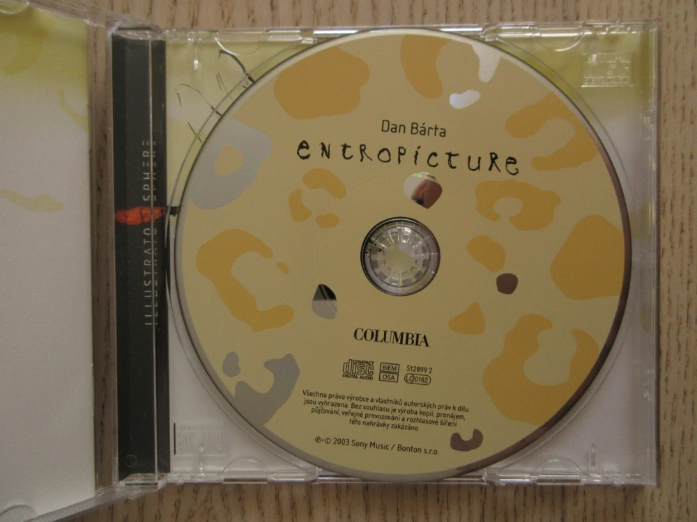 ENTROPICTURE, DAN BÁRTA, CD HUDBA